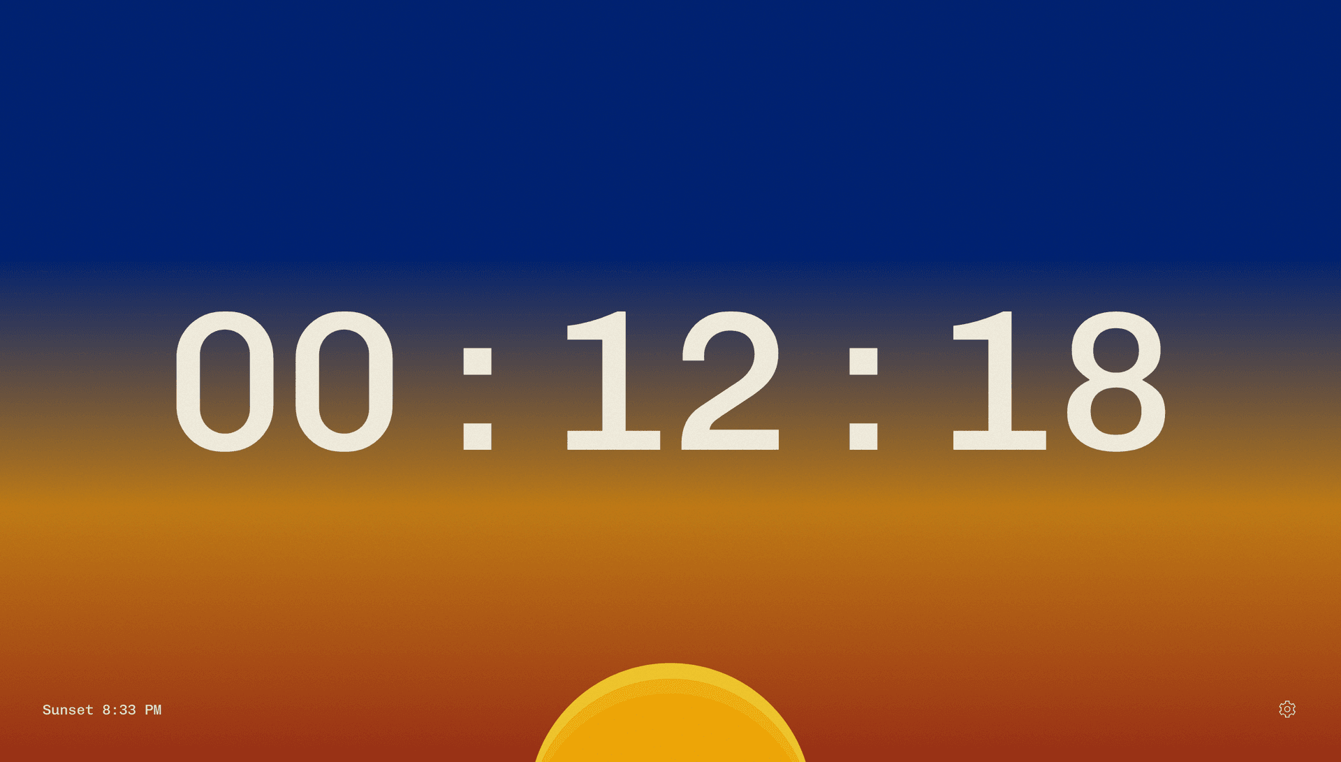Sunset Countdown